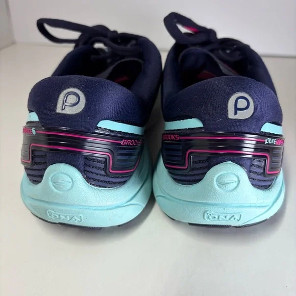 Brooks Womens Pure Cadence 6 1202361B435 Blue Running Shoes Sneakers Size 8 B - Picture 6 of 10
